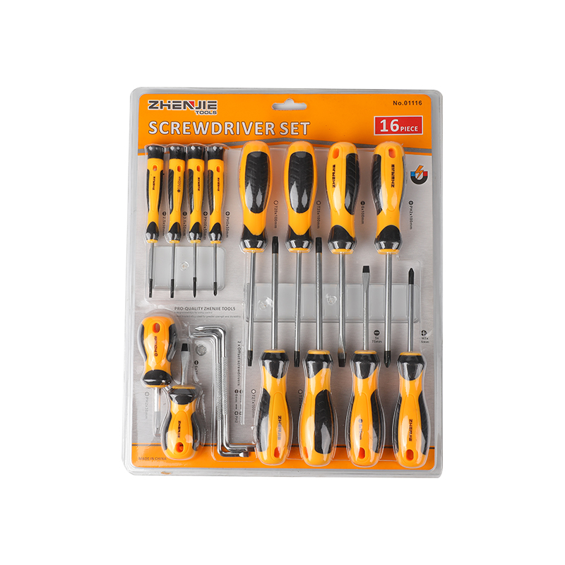 16 stk. Phillips og Torx-skrutrekkersett