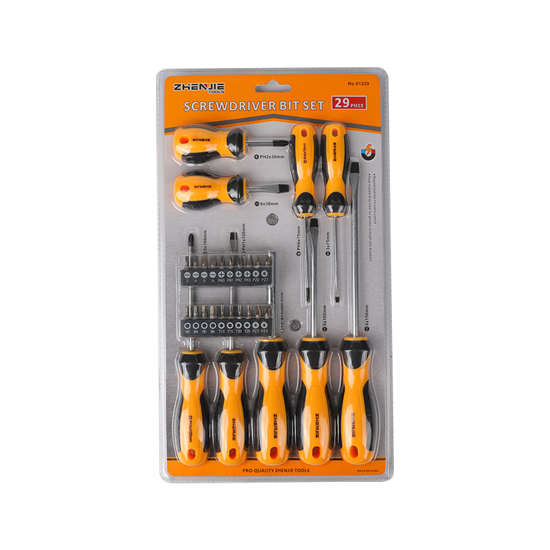 29 stk. Phillips Pozidriv Torx CRV skrutrekkerbitsett