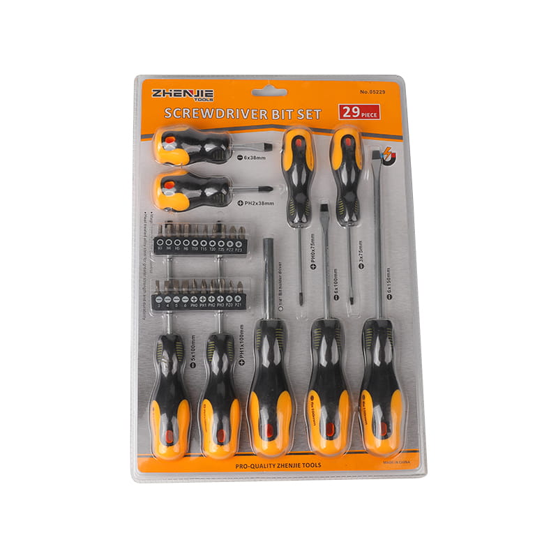 29 stk. Phillips Pozidriv Hex Torx CRV skrutrekkerbitsett