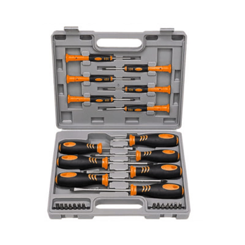 27 stk BMC Emballasje med spor Phillips Pozidriv Torx CRV skrutrekkersett