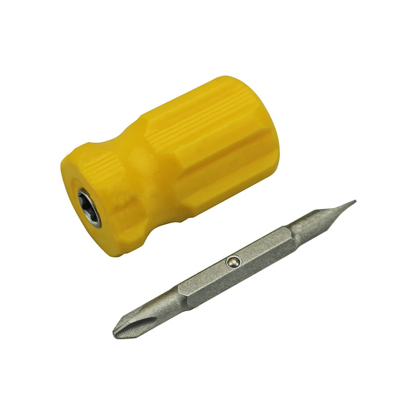 2 i 1 6 mm-PH2 stumpe håndtak Dobbeltsidig CRV-bitskrutrekker