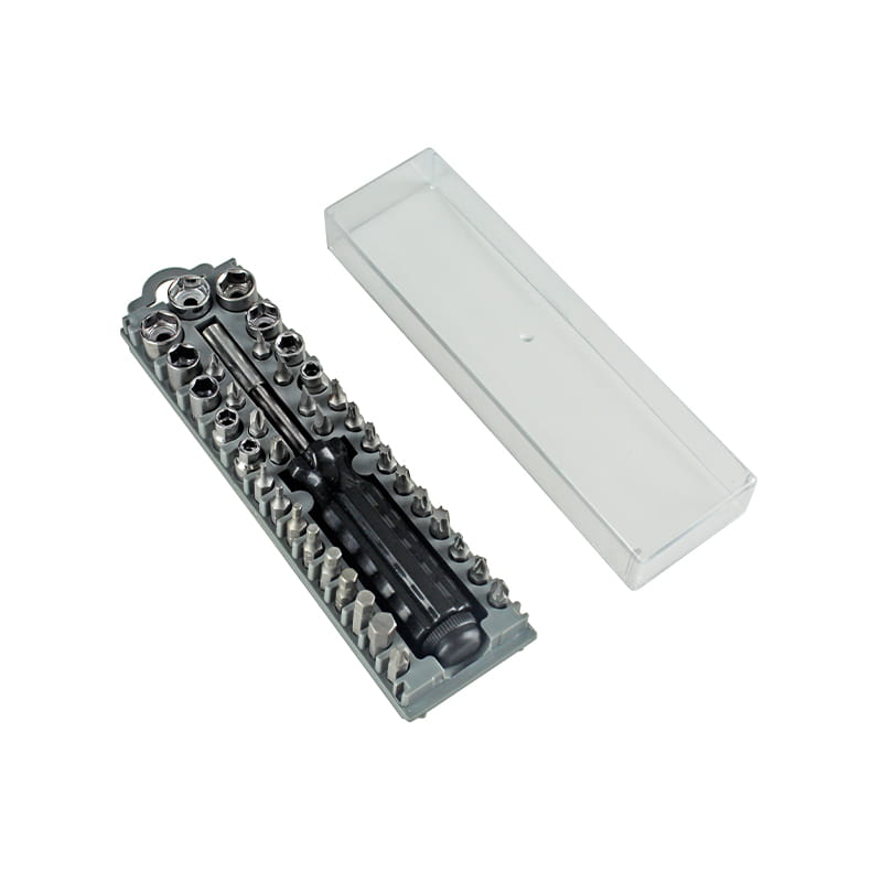 38 stk. Phillips Pozidriv Torx Hex CRV Bit Set